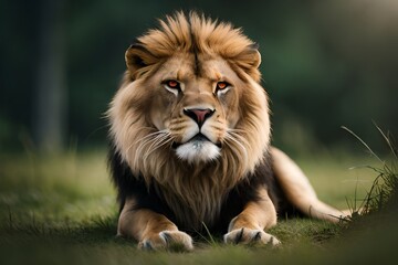 Obraz premium portrait of a lion