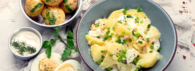 American potatoes salad.