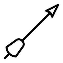 arrow line icon