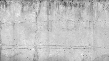 Dirty cracked concrete wall texture background. Black mold on cement wall. Scratches on wall.