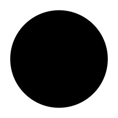 Fototapeta na wymiar Circle silhouette icon. Round icon. Vector.