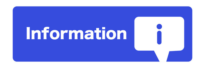 Information logo. Information sign and speech bubble. Vector.