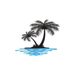 coconut tree vector