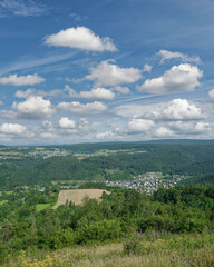Blick vom Grossen Kopf auf Arzbach,Westerwald,Rheinland-Pfalz,Deutschland