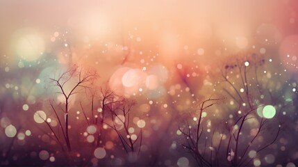 Ethereal bokeh Background