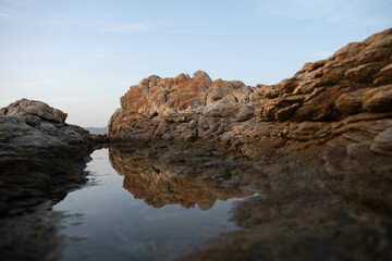 Fototapeta na wymiar Two Sardinian rocks 