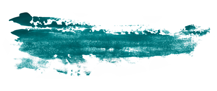 Shiny green brush watercolor painting isolated on transparent background. watercolor png