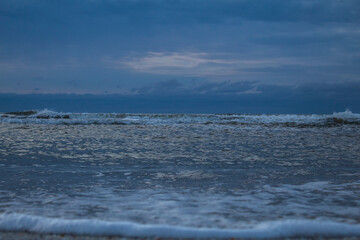 Sea, seashore, Waves over water, Landscape, nature