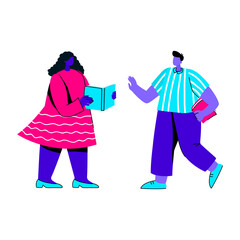 Obraz premium people character Illustration