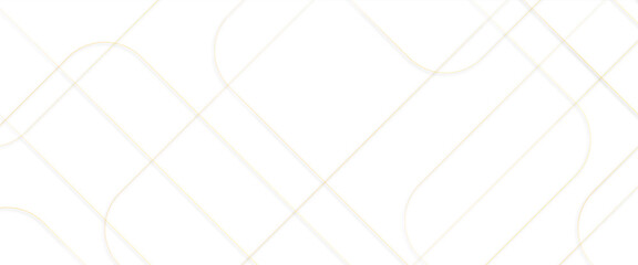 Luxury banner presentation white and gold line background, abstract white and gold colors with lines pattern texture business background.