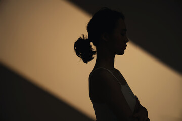 Beauty photo of young Asian woman