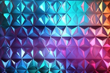  a colorful abstract background with a lot of different shapes and sizes of triangles on the side of the image, and a diagonal diagonal pattern on the top of the.  generative ai