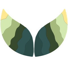 World Environment Day leaves  on a transparent background