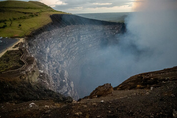 Volcan Masaya o Santiago, Nicaragua, Zentralamerika, Vulkan, Natur, Umwelt © BerndVollmer