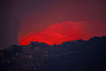 Volcan Masaya o Santiago, Nicaragua, Zentralamerika, Vulkan, Natur, Umwelt © BerndVollmer