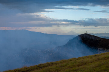 Fototapeta na wymiar Volcan Masaya o Santiago, Nicaragua, Zentralamerika, Vulkan, Natur, Umwelt