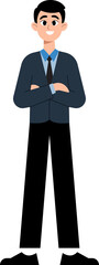 Businessman Cartoon style illustration.