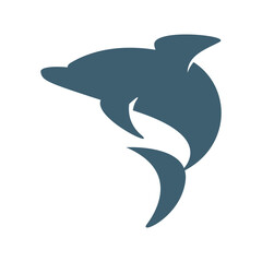 Dolphin logo icon design