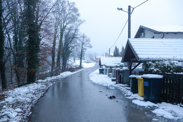 winter in the village