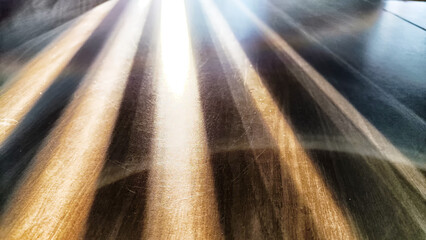 Background and texture with Light and dark, black and yellow, brown stripe and a line of light and...