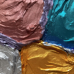 make up palette close up colorful