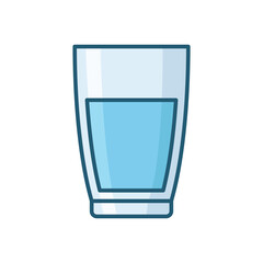 glass of water icon vector design template