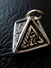 triangle jewel pendant 
