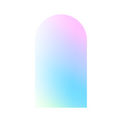 Blue And Pink Gradient Faded Shape