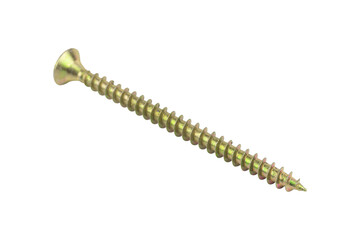 turbo screw, frame screw isolated from background