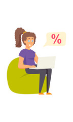 Online Shopping Isometric