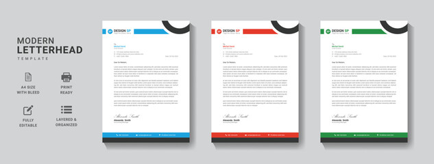 Letterhead Template	
