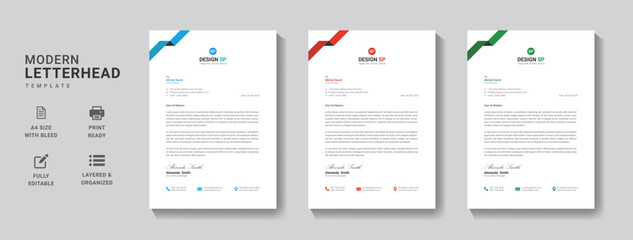 Letterhead Template	
