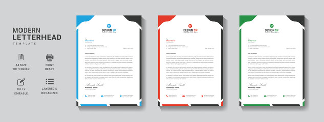 Letterhead Template	
