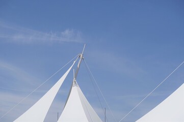 テントのある風景