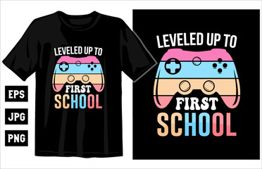 Back to school t-shirt  vector, Hello Kindergarten T-Shirt, Kids colorful t-shirt