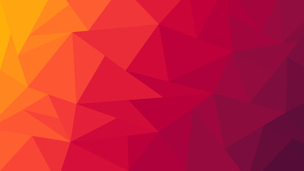 Obraz premium Neon Yellow And Red Polygon Abstract Image Background