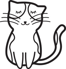 Monotone Cat Icons