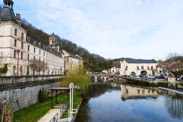 Fototapeta na wymiar France, view of picturesque city of Brantome, Perigord