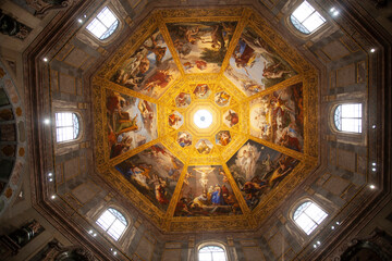 Obraz premium Italia, Toscana, Firenze, Cappelle Medicee. Le cappelle medicee, costruite quale luogo di sepoltura della famiglia Medici. La Cappella dei Principi.