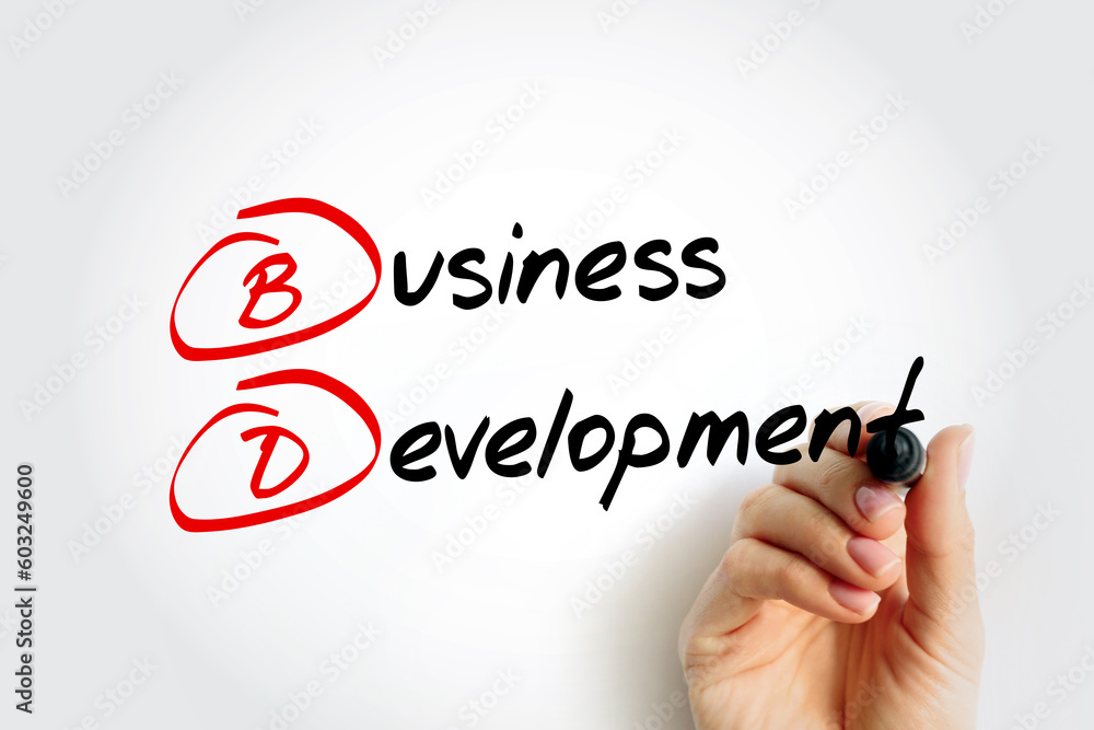 Poster bd - business development entails tasks and processes to develop and implement growth opportunities 