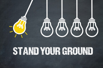 Fototapeta premium Stand Your Ground 