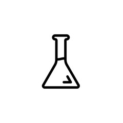 erlenmeyer sign symbol vector