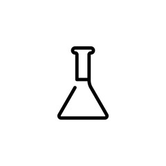 erlenmeyer sign symbol vector