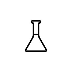 erlenmeyer sign symbol vector