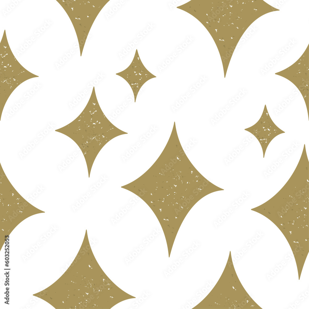 Canvas Prints gold sparkles seamless pattern. vector hand drawn modern background illustration.
