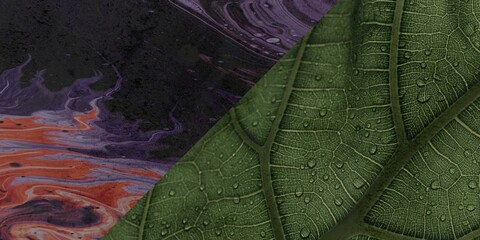 Crumpled and torn paper texture background