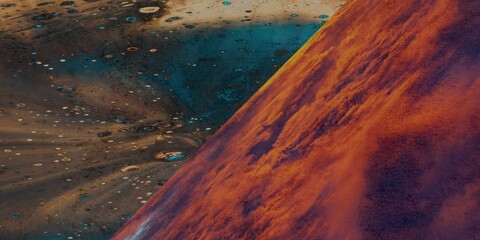 Crumpled and torn paper texture background