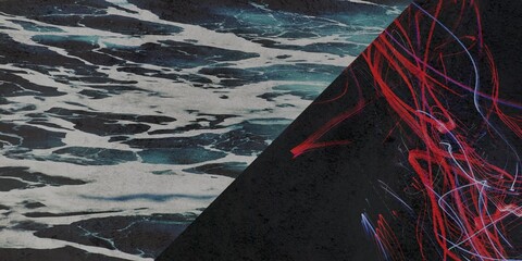 Burned and ripped paper texture background