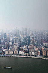Shanghai skyphoto taken in 2010.