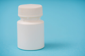white plastic container for medical supplies